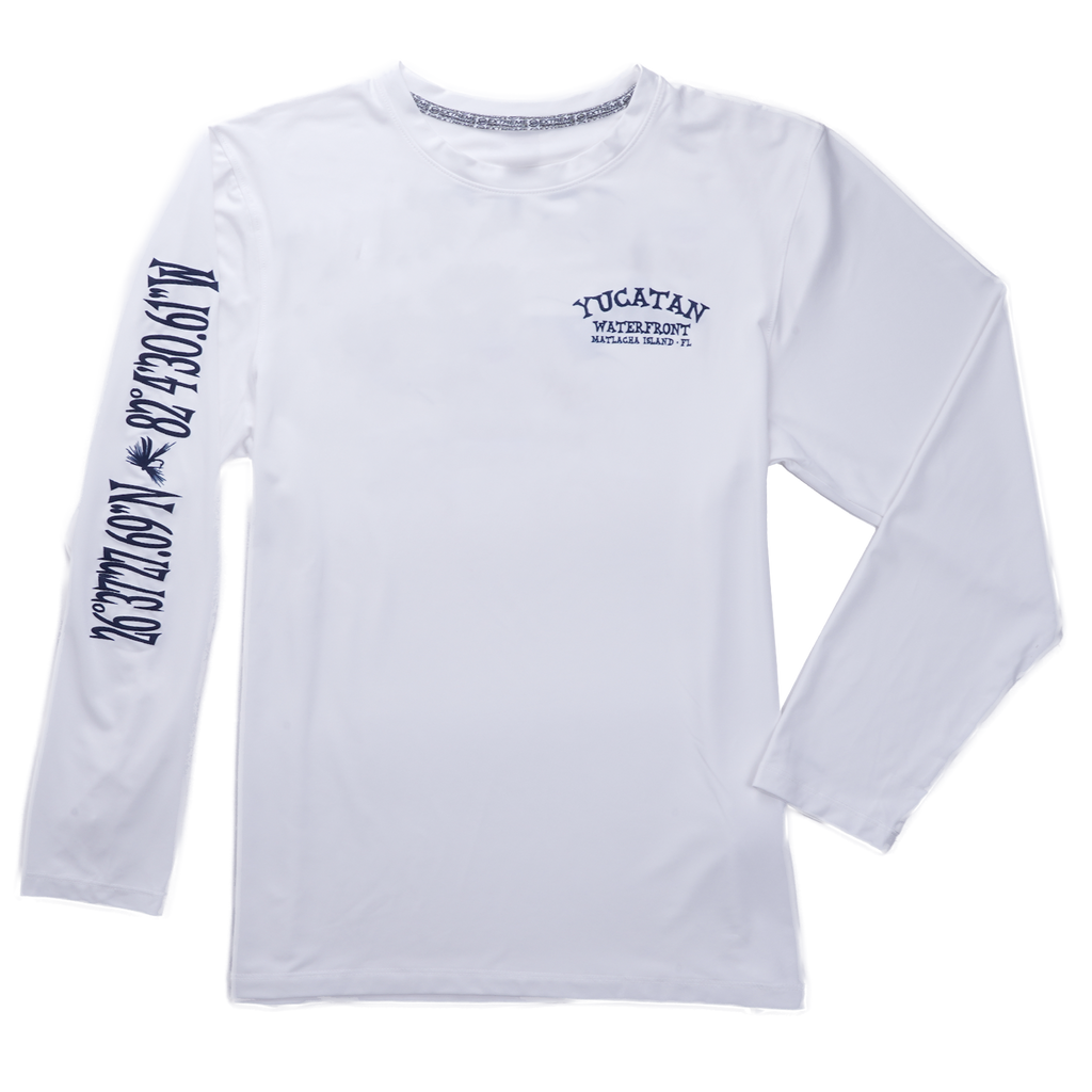 Yucatan Waterfront - Snook - Dri-Fit - SPF50 - White