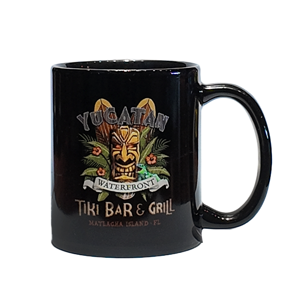 Black Yucatan Ceramic Mug