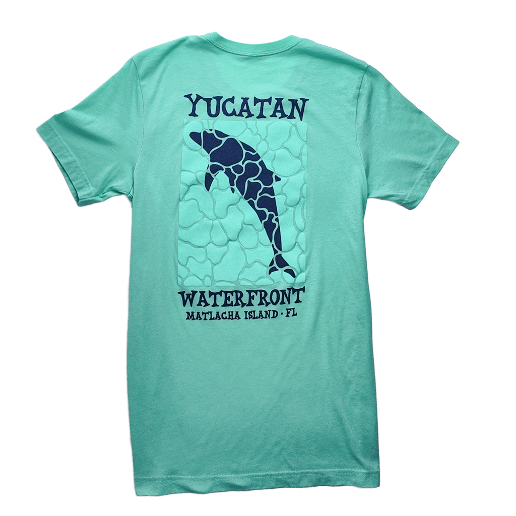 Ladies - Dolphin - Aqua Green - T-shirt