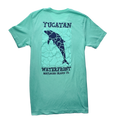 Ladies - Dolphin - Aqua Green - T-shirt