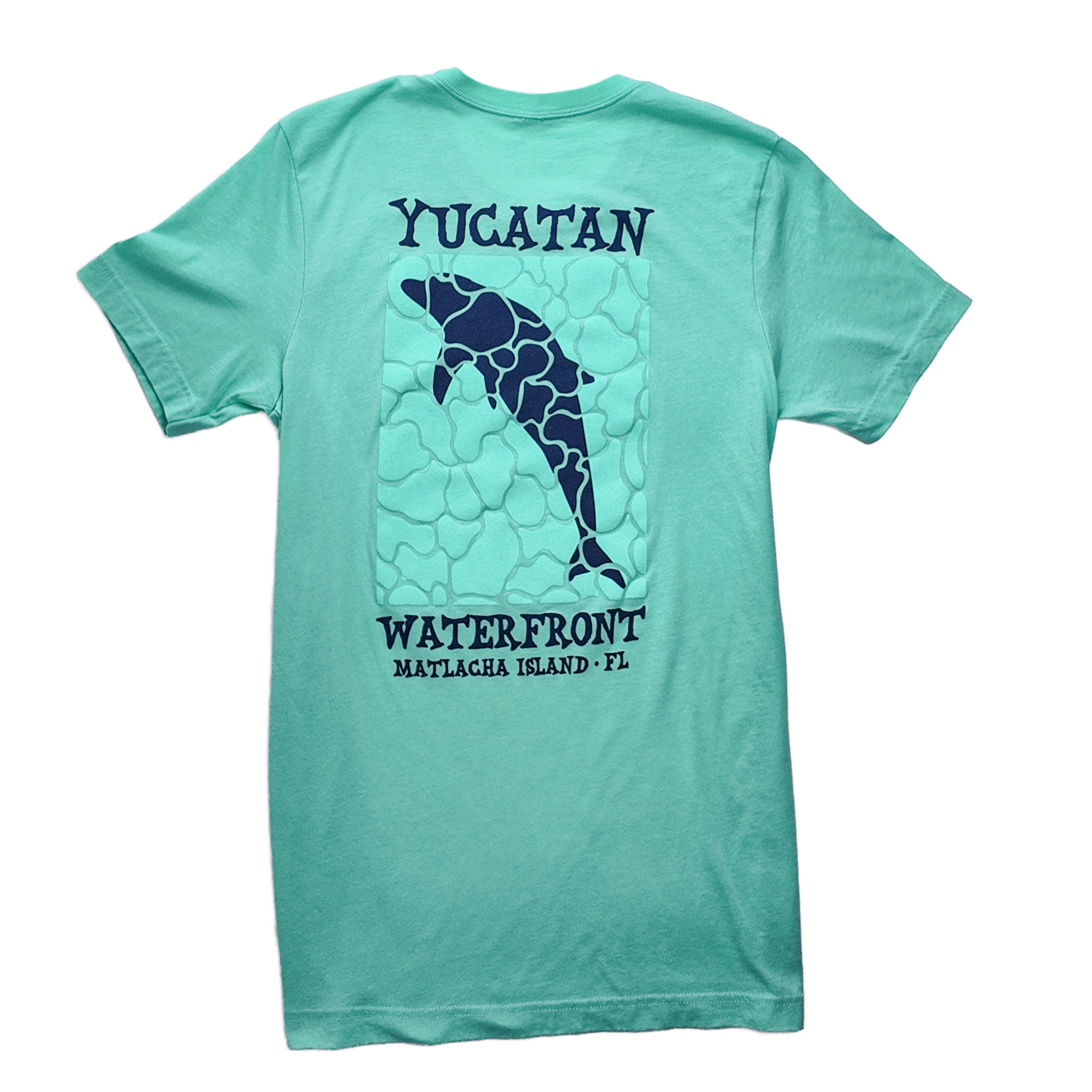 Ladies - Dolphin - Aqua Green - T-shirt