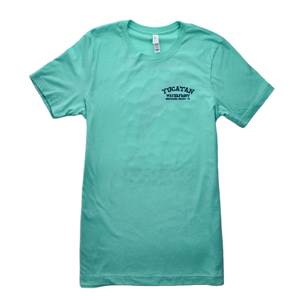 Ladies - Dolphin - Aqua Green - T-shirt
