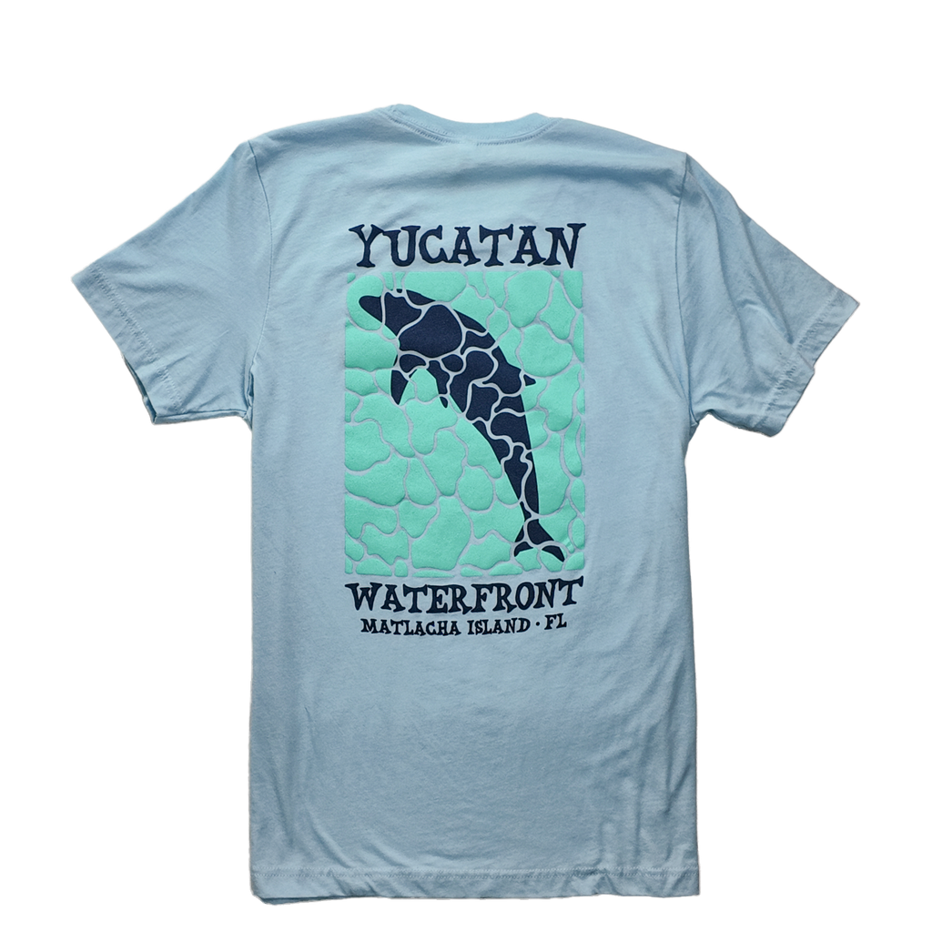 Ladies - Dolphin - Light Blue - T-shirt
