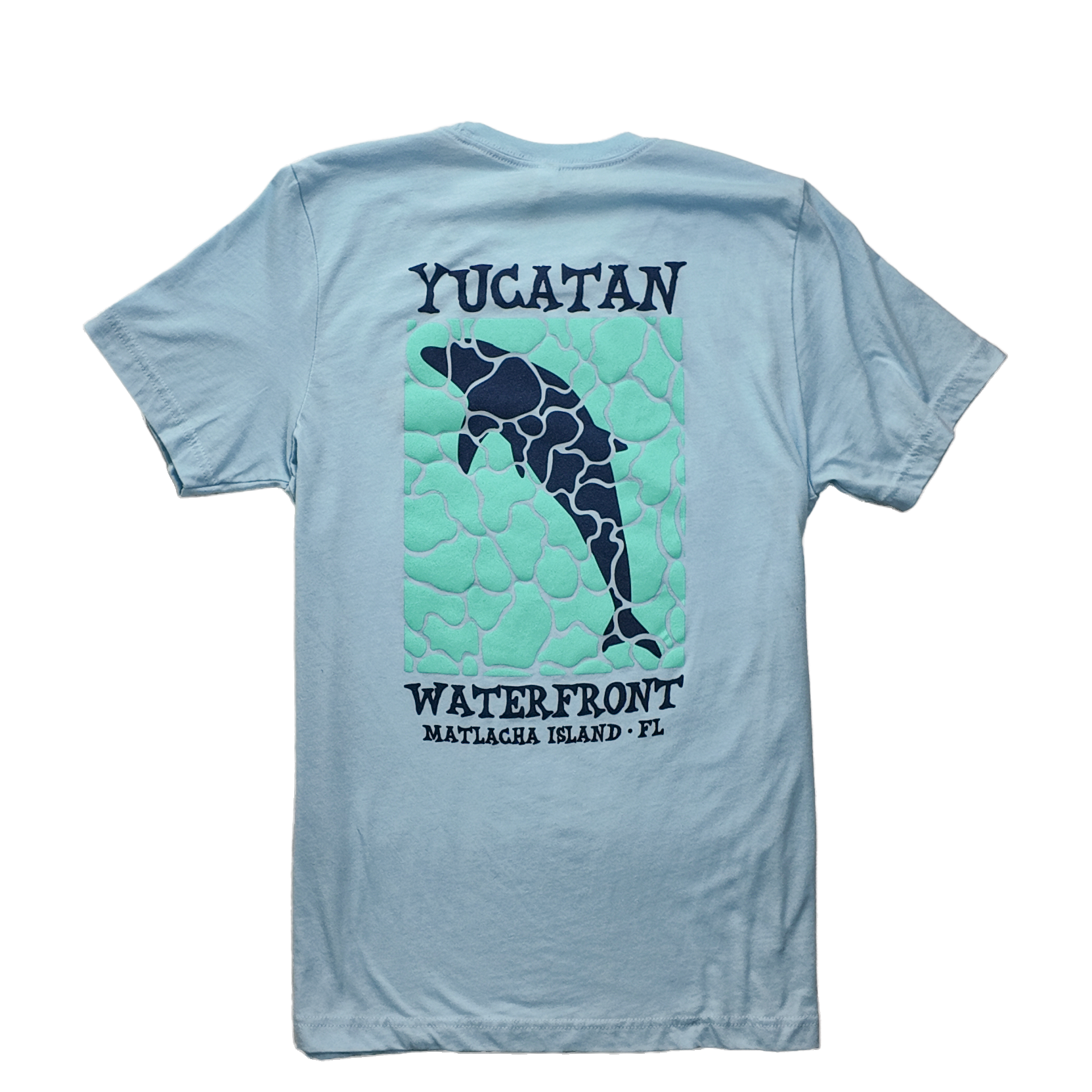 Ladies - Dolphin - Light Blue - T-shirt