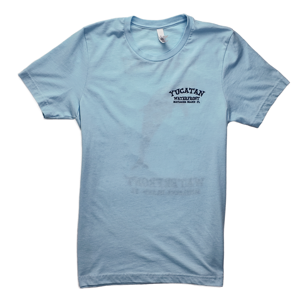 Ladies - Dolphin - Light Blue - T-shirt