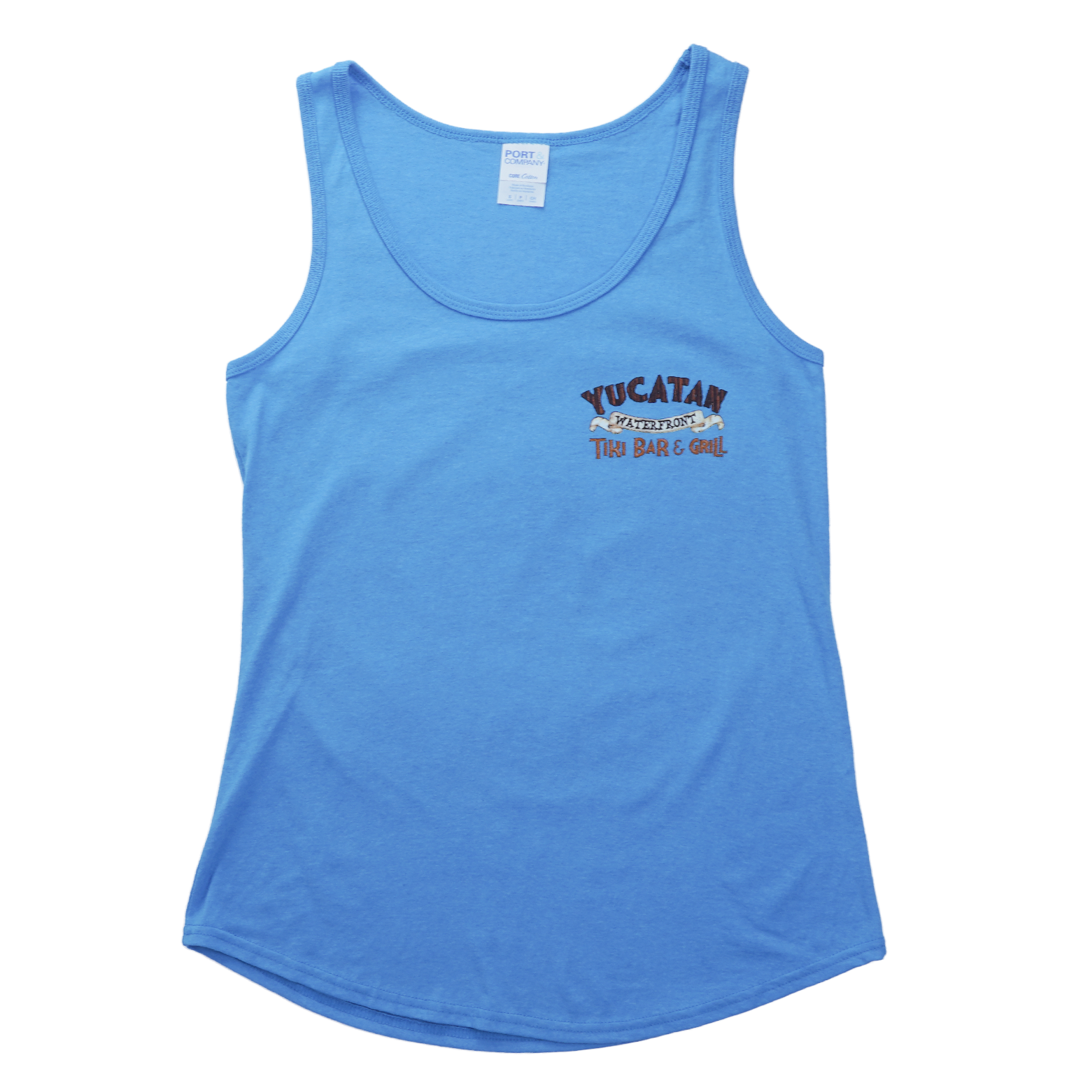 Yucatan Waterfront - Ladies Tank Top - Blue