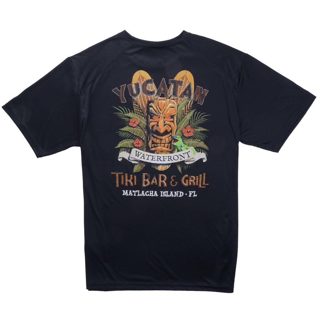Yucatan Waterfront Logo - Dri-Fit - SPF50 - Black