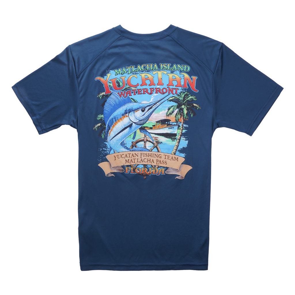 Marlin - Dri-Fit - T-Shirt - SPF50 - Blue