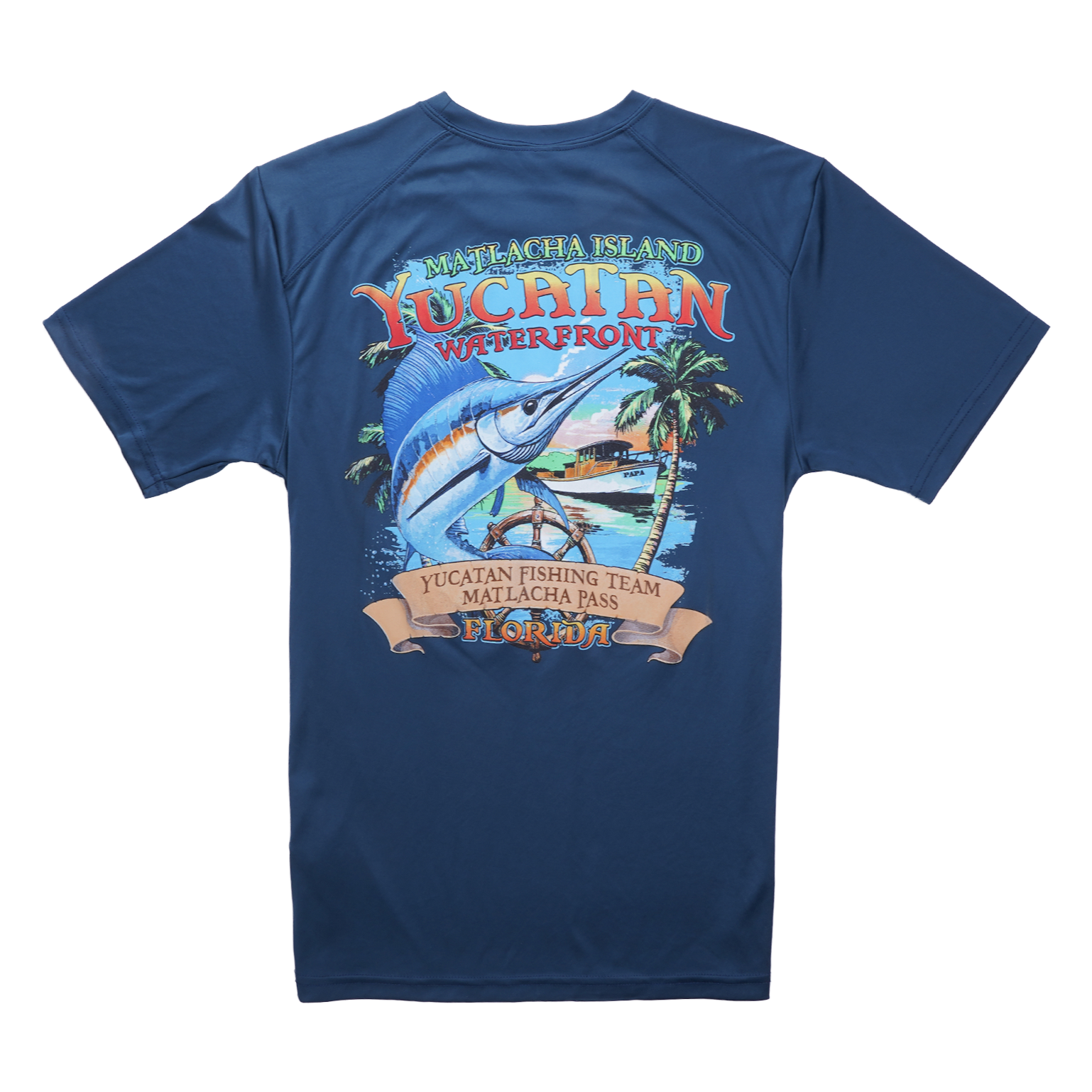 Marlin - Dri-Fit - T-Shirt - SPF50 - Blue
